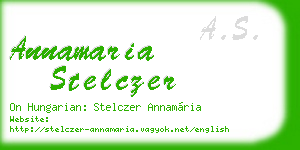annamaria stelczer business card